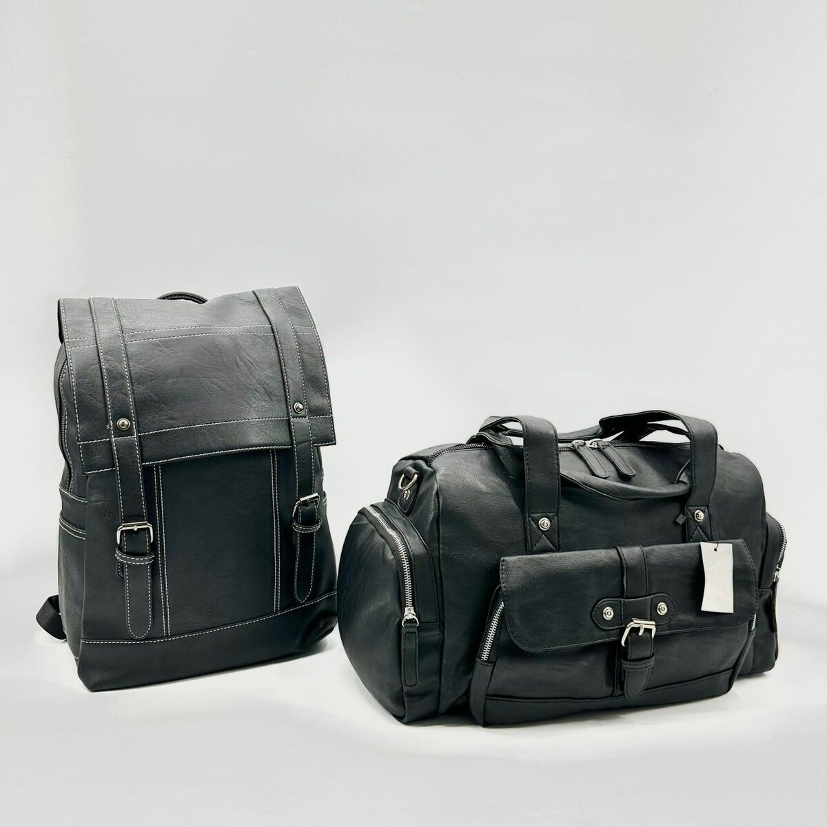 Solid leather bags combo