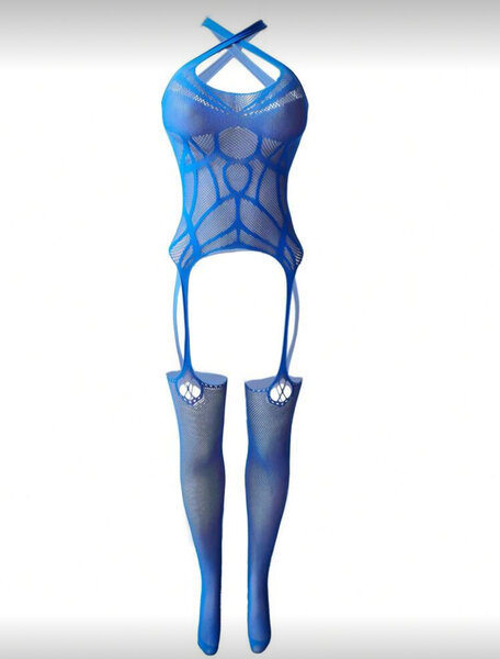 Ensemble de lingerie sexy bleu