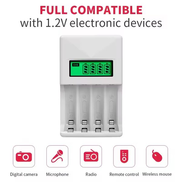 Chargeur de Piles 1.2V