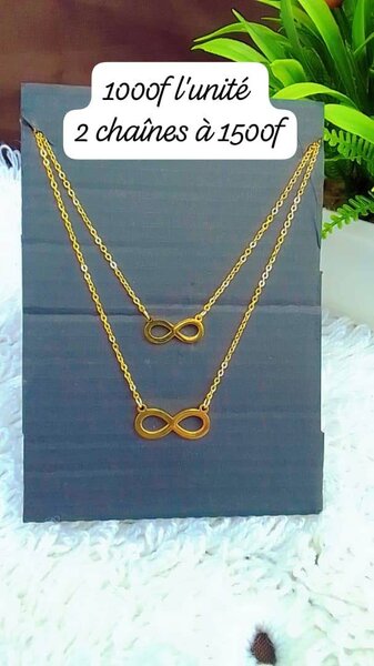 Collier Infini Doré