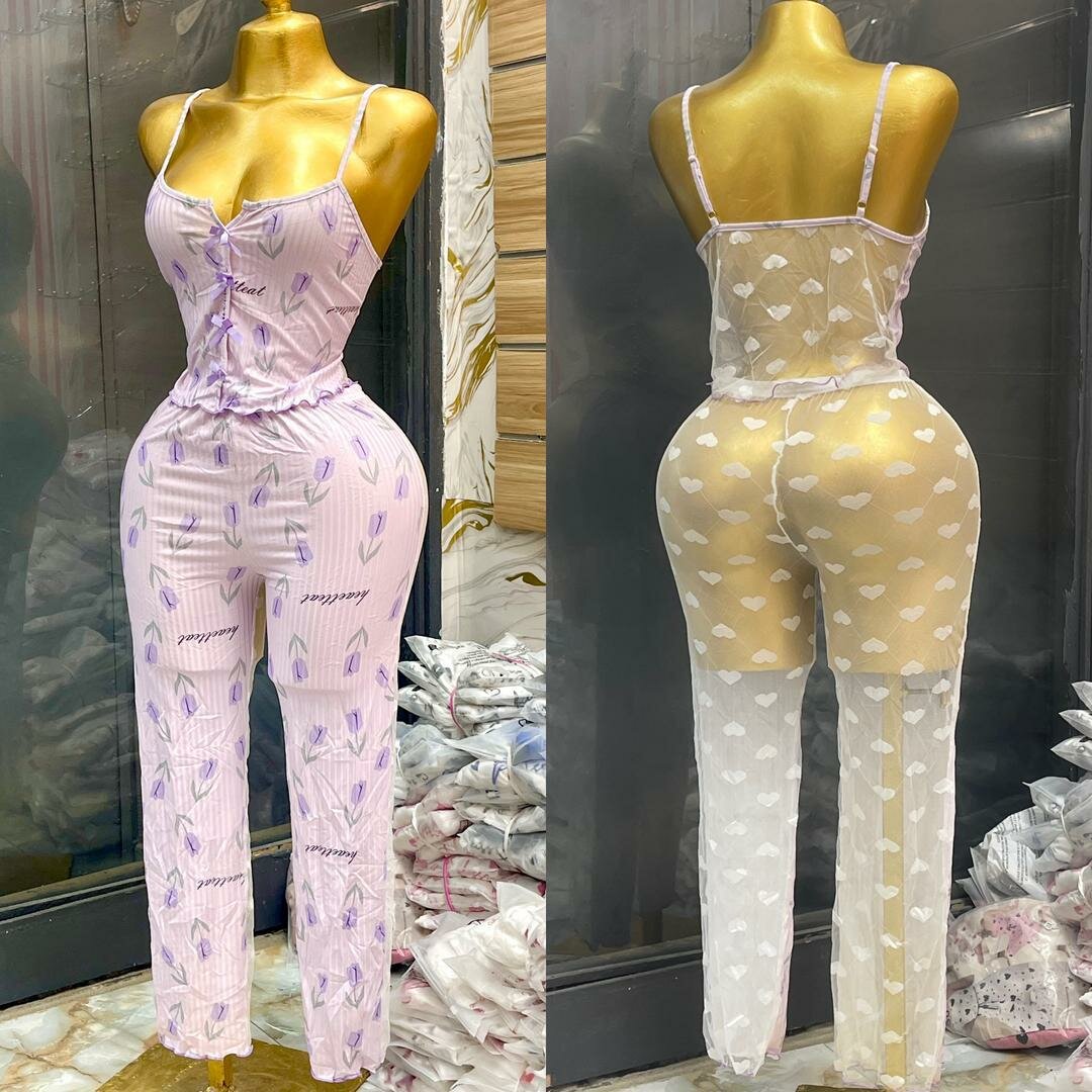 Pyjama chic à motifs