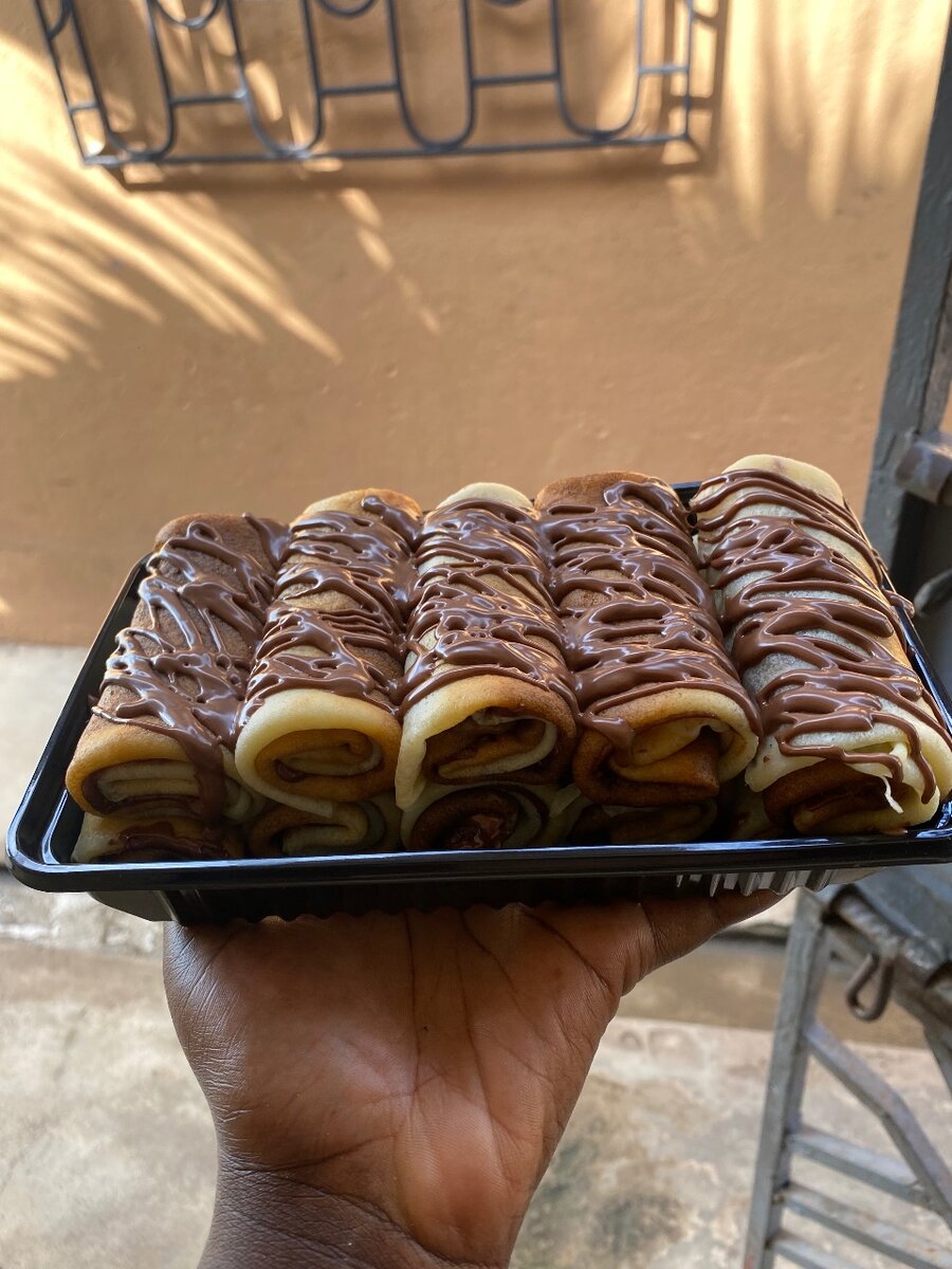 Crêpes au nutella, mini pizzas