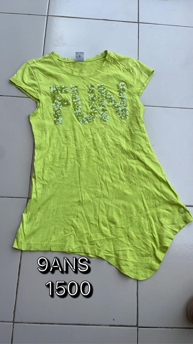 Robe pour filles, verte