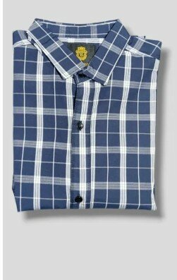 Men's Casual Cotton Check Shirt