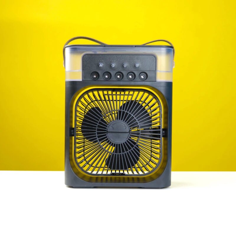 Rechargeable cooling fan and humidifier