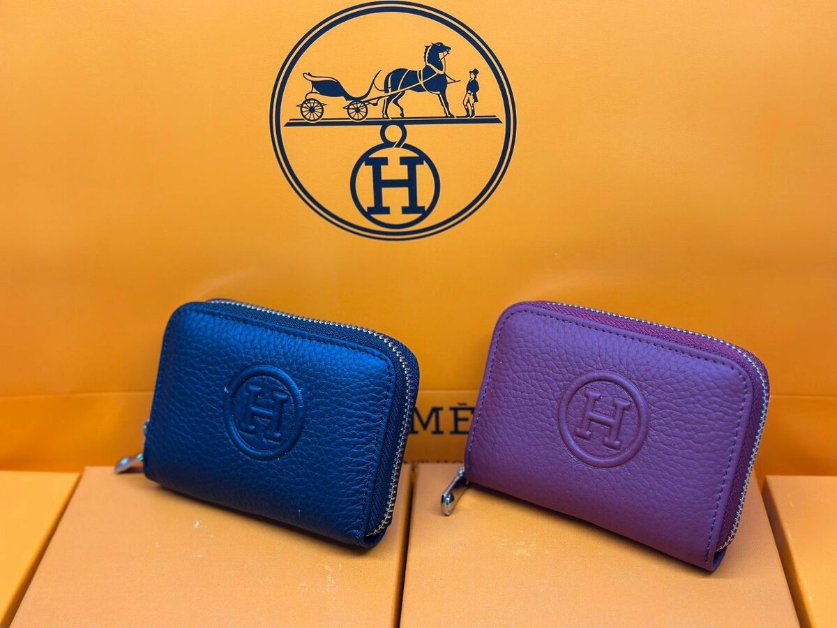 Кожаные мини кошельки