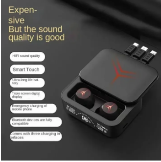 M88 PLUS Wireless Headphones Gaming Earphone with Mic Bluetooth 5.3 Sport Earbuds Music Headsets