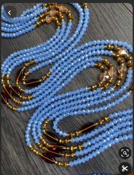 Luxury waist/tummy beads