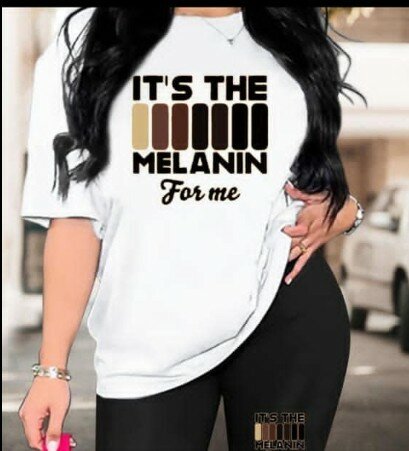 White T-shirt with print