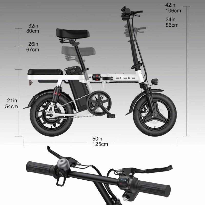 Vélo électrique pliable compact