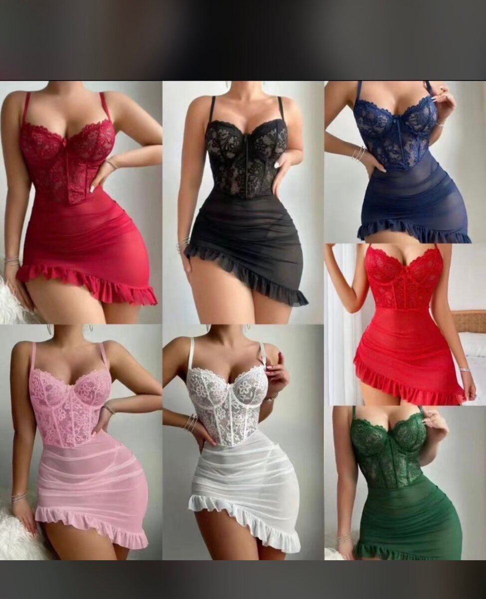 Ensemble lingerie rouge