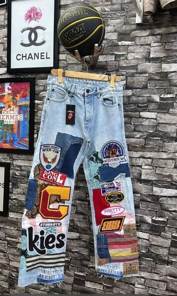 Jean patchwork tendance