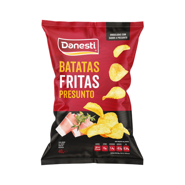 Chips croustillantes saveur jambon