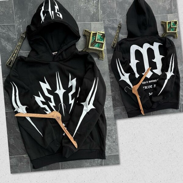 Sweat à capuche graphique unisexe