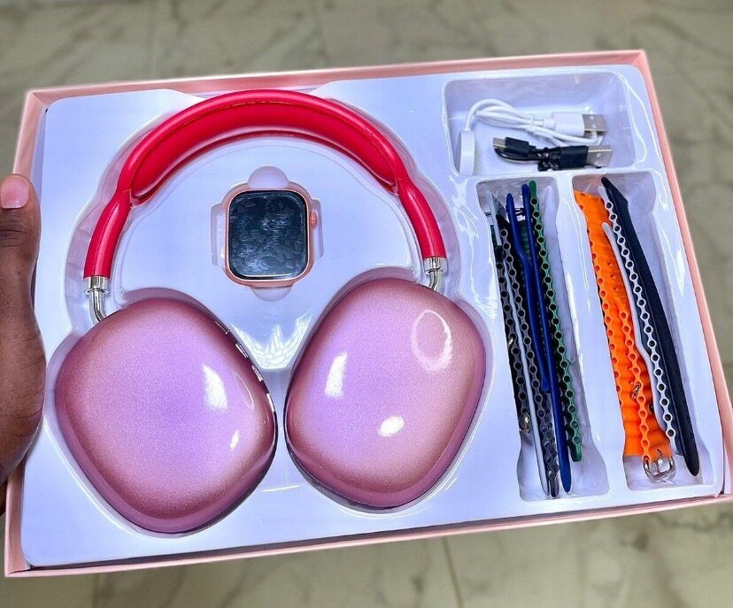 Headphone and Smart watch combo