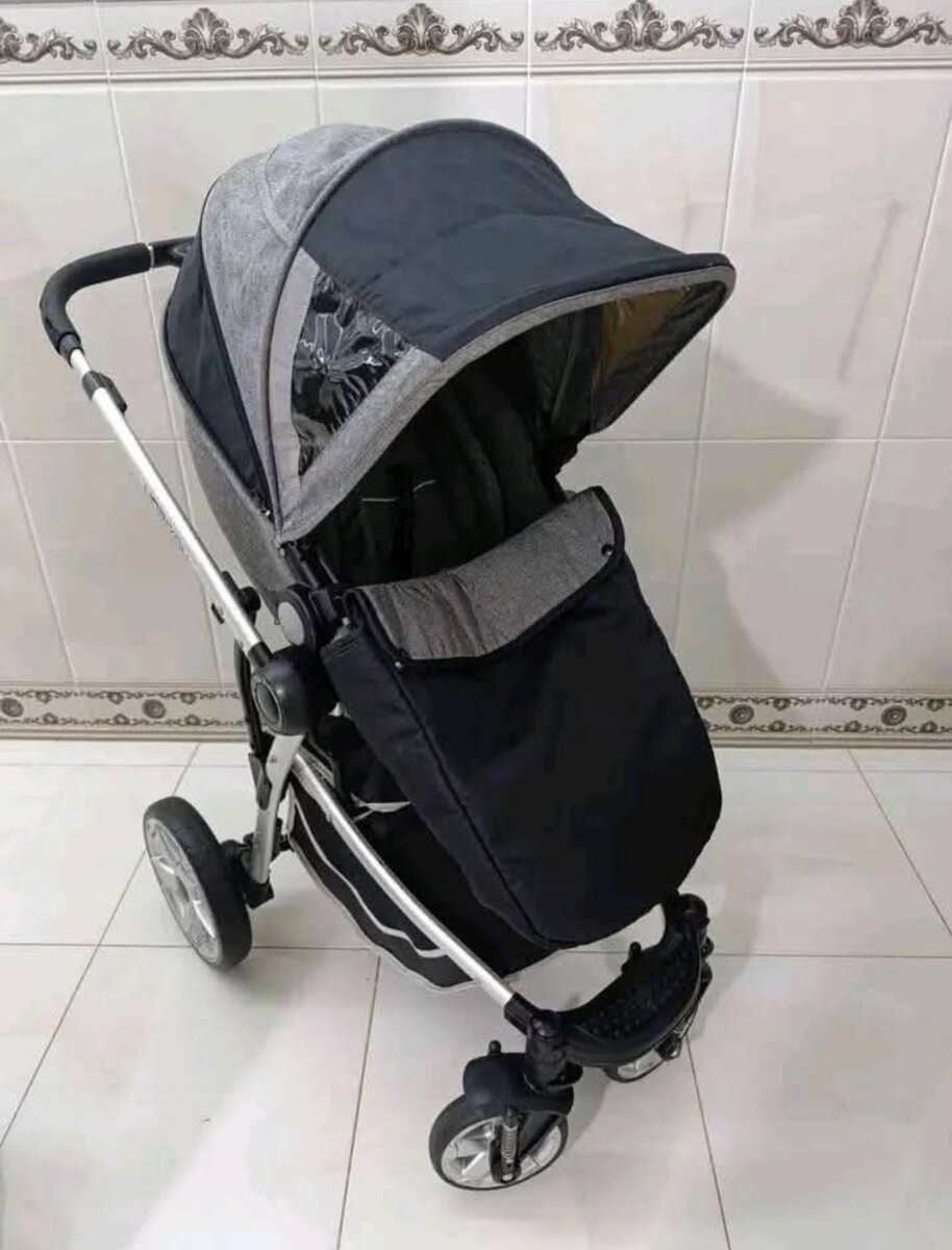 Poussette Confort Gris Bébé
