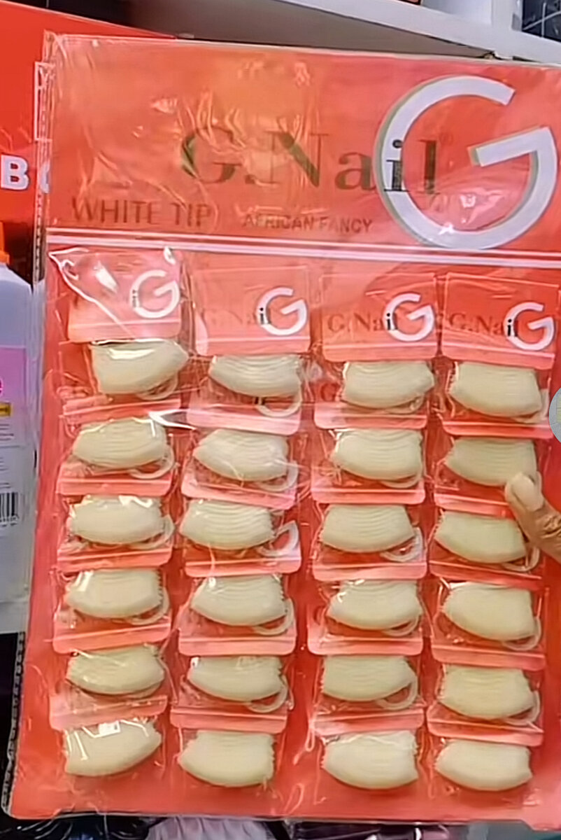 G.Nail White Tip Extensions