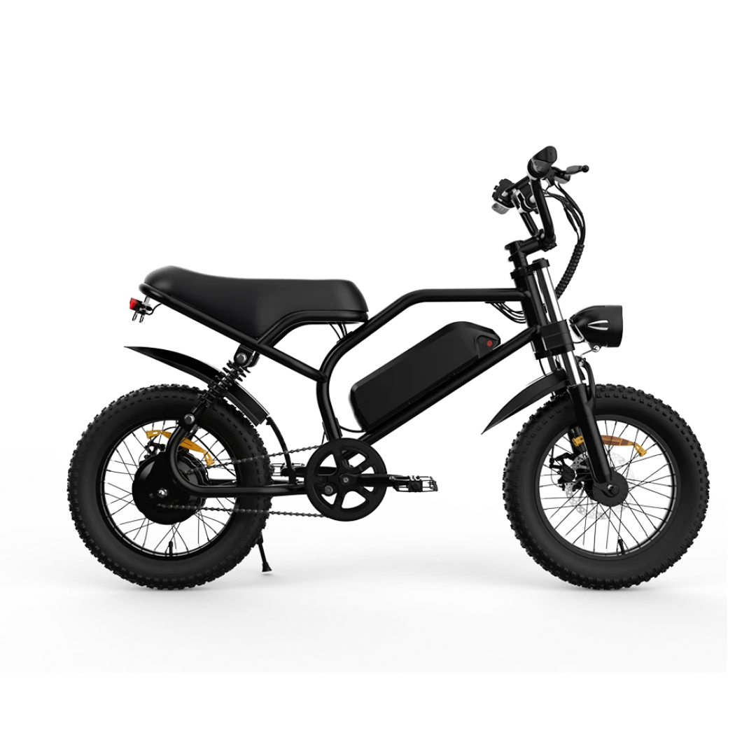 Vélo électrique tout-terrain noir