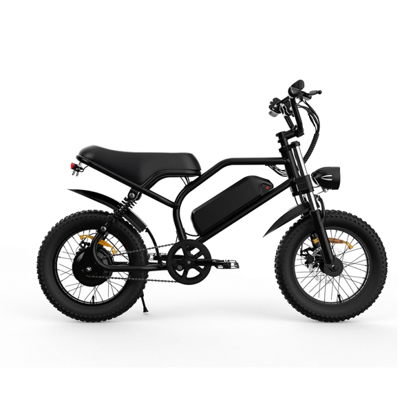 Vélo électrique tout-terrain noir
