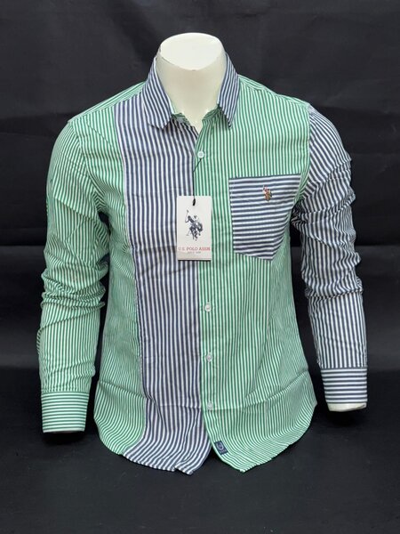 Chemise décontractée rayée