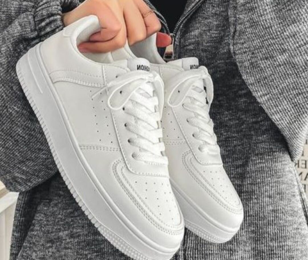 Sneakers blanches unisexes