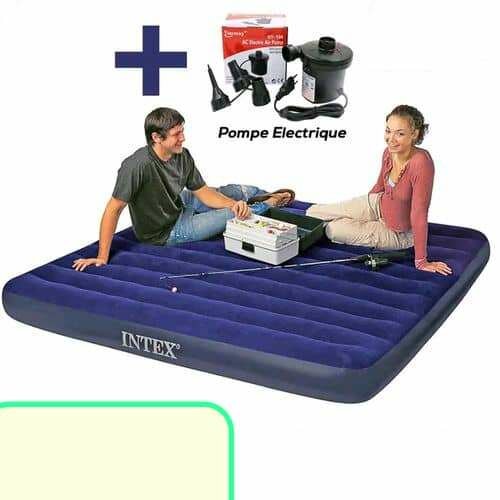 matelas gonflable avec la pompe 2 places