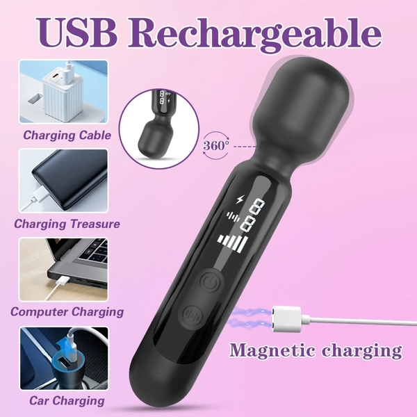 Vibromasseur affichage numériq