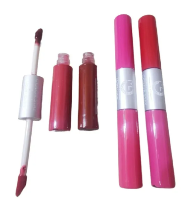 Lipgloss 2 in 1 matter beautiful pack of 3