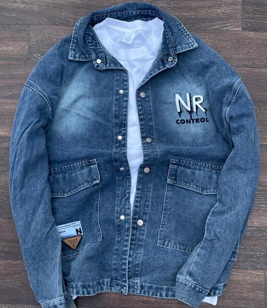 Veste en jean moderne homme