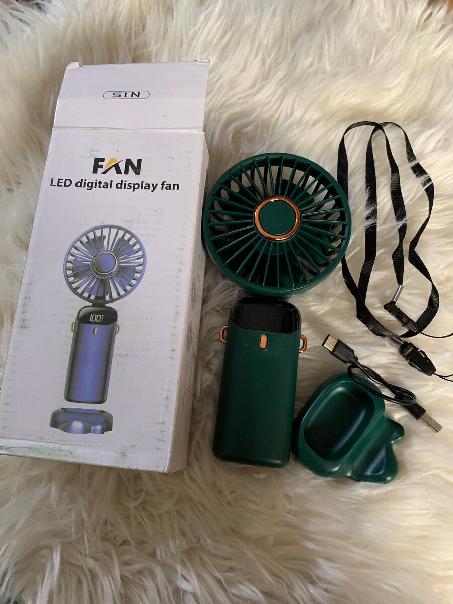Ventilateur Portable LED