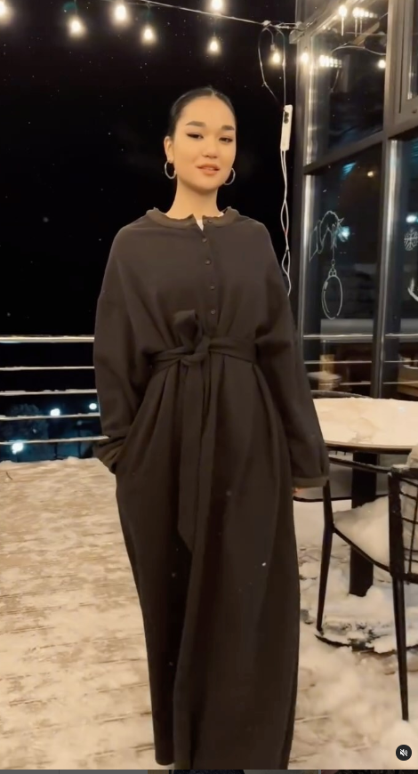 Платье из трехнитки