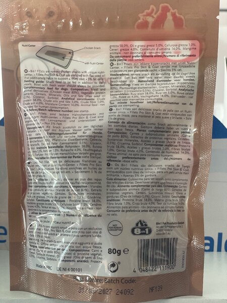 Friandises 8in1 spécial pelage