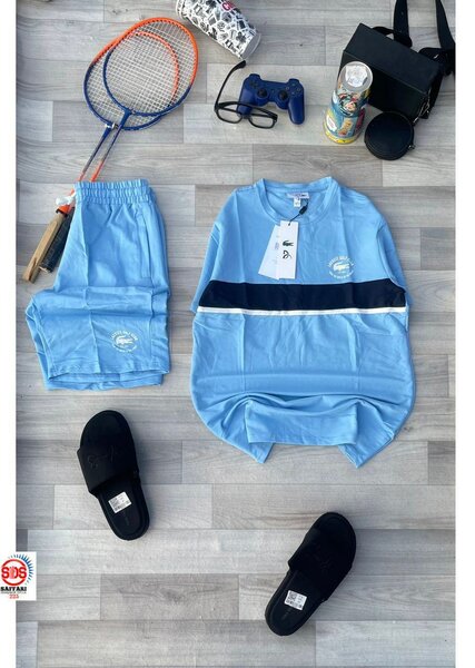 Ensemble décontracté bleu