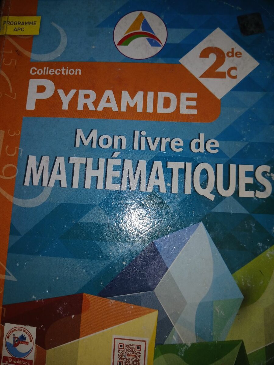 Livre Maths 2e Cycle