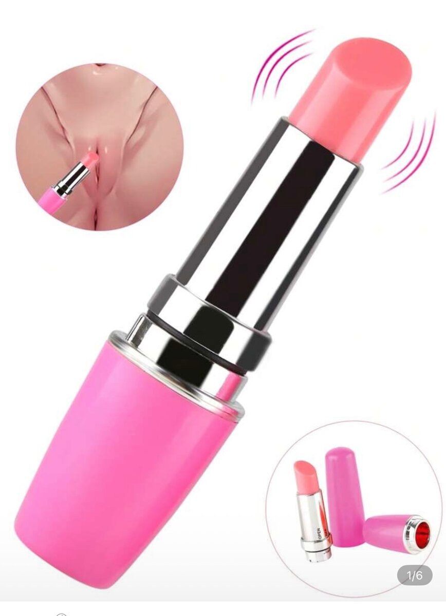 Vibromasseur Discret Rouge à Lèvres