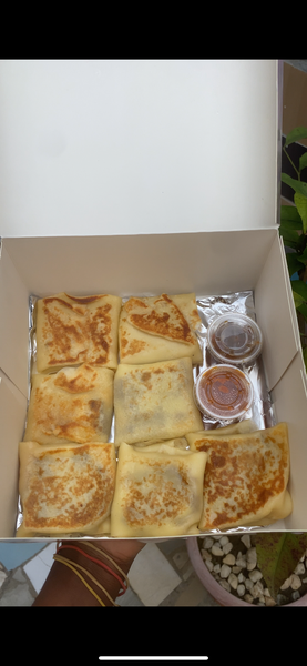 Crêpes viande hachée fromage