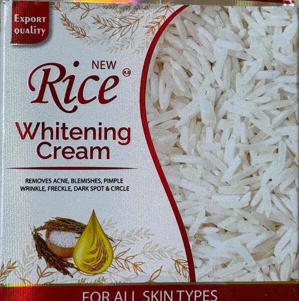 Rice whitening beauty cream
