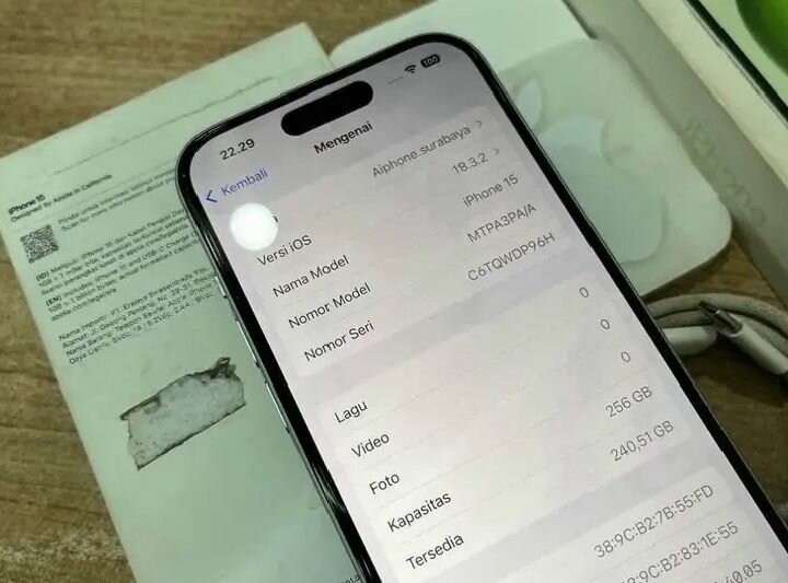 iPhone 15 256 Go Vert Neuf