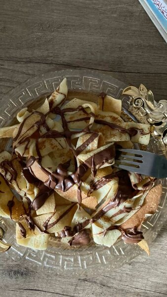 Fettucine de crêpes au Nutella