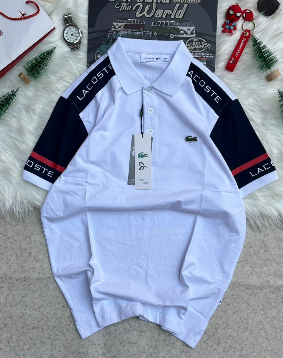 Polos colorés homme