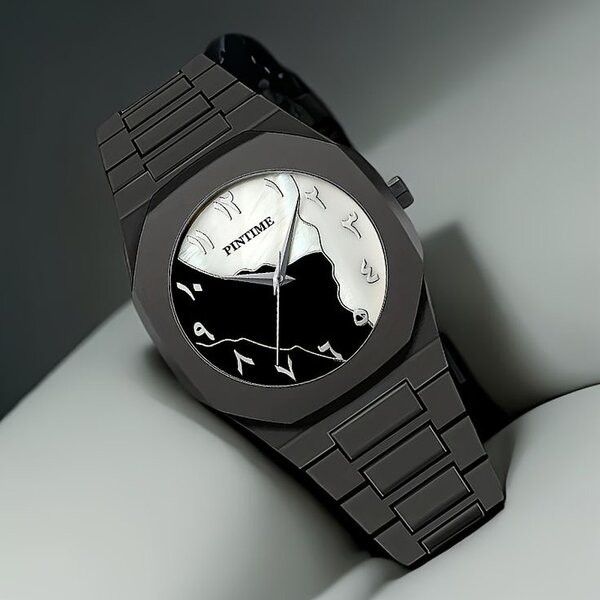 Montre élégante en acier