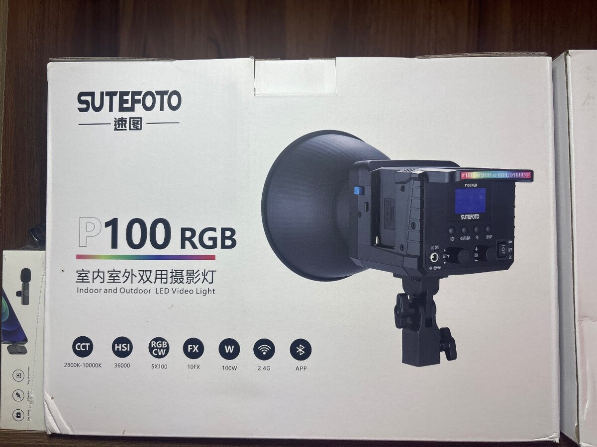 Lumière Vidéo LED RGB P100