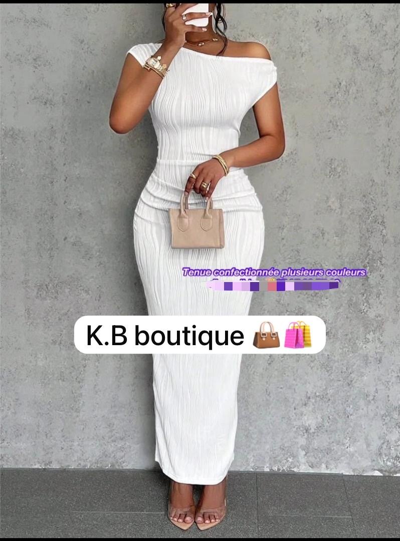 Robe élégante longue femme