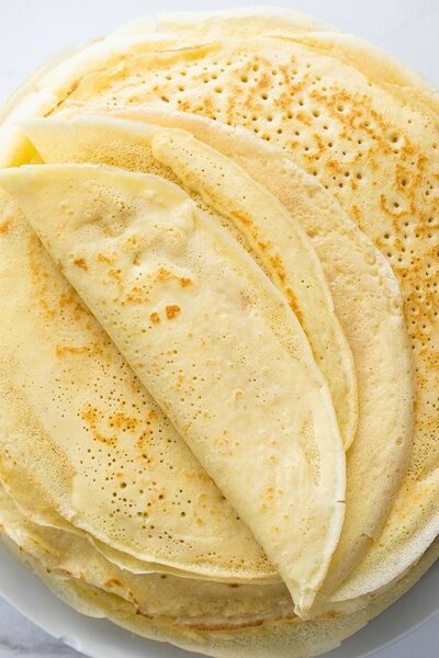 Crêpes fines françaises