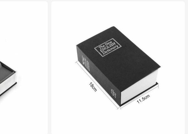 Coffre fort en forme de livre
