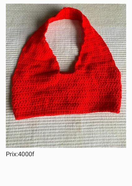 Haut Croisé Tricoté à la Main