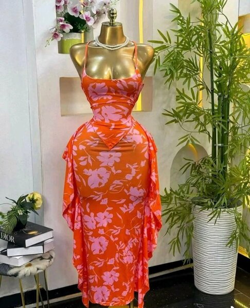 Robe Longue Florale Élégante