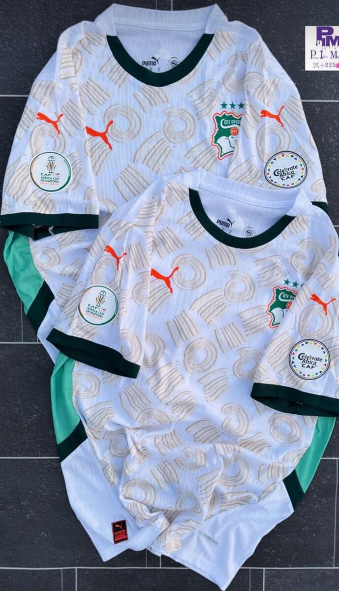 Maillot de Côte dIvoire2025-26