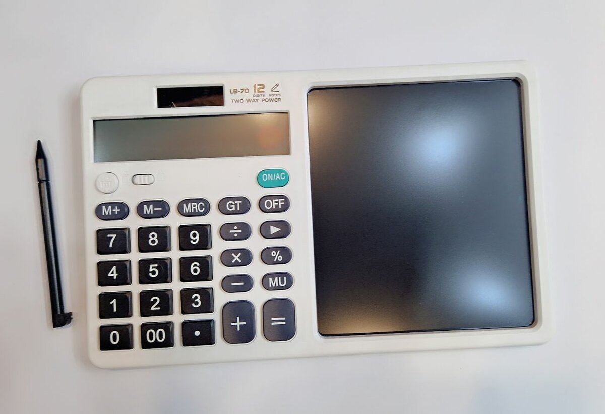 Calculatrice avec bloc-notes