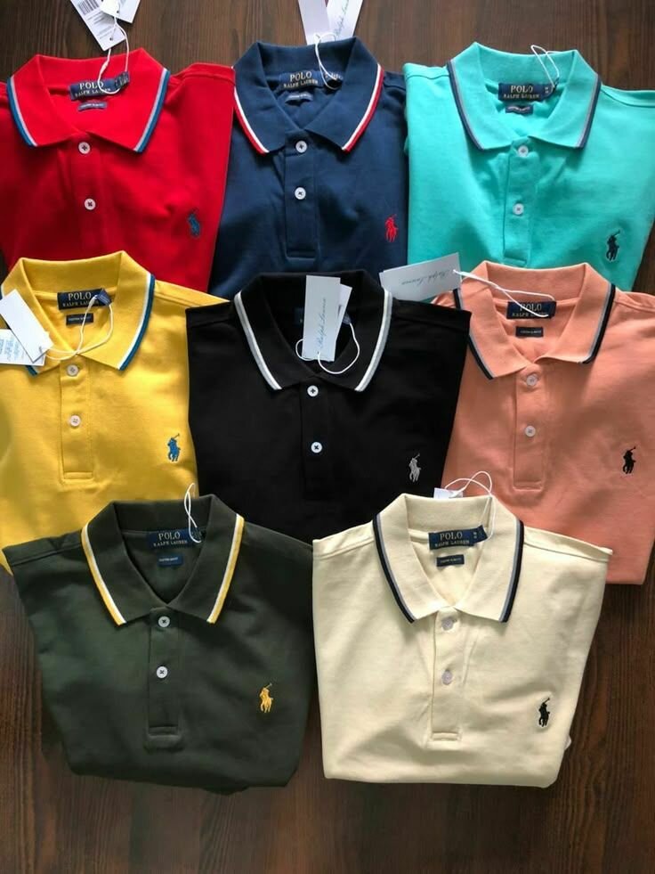 Polos colorés pour hommes